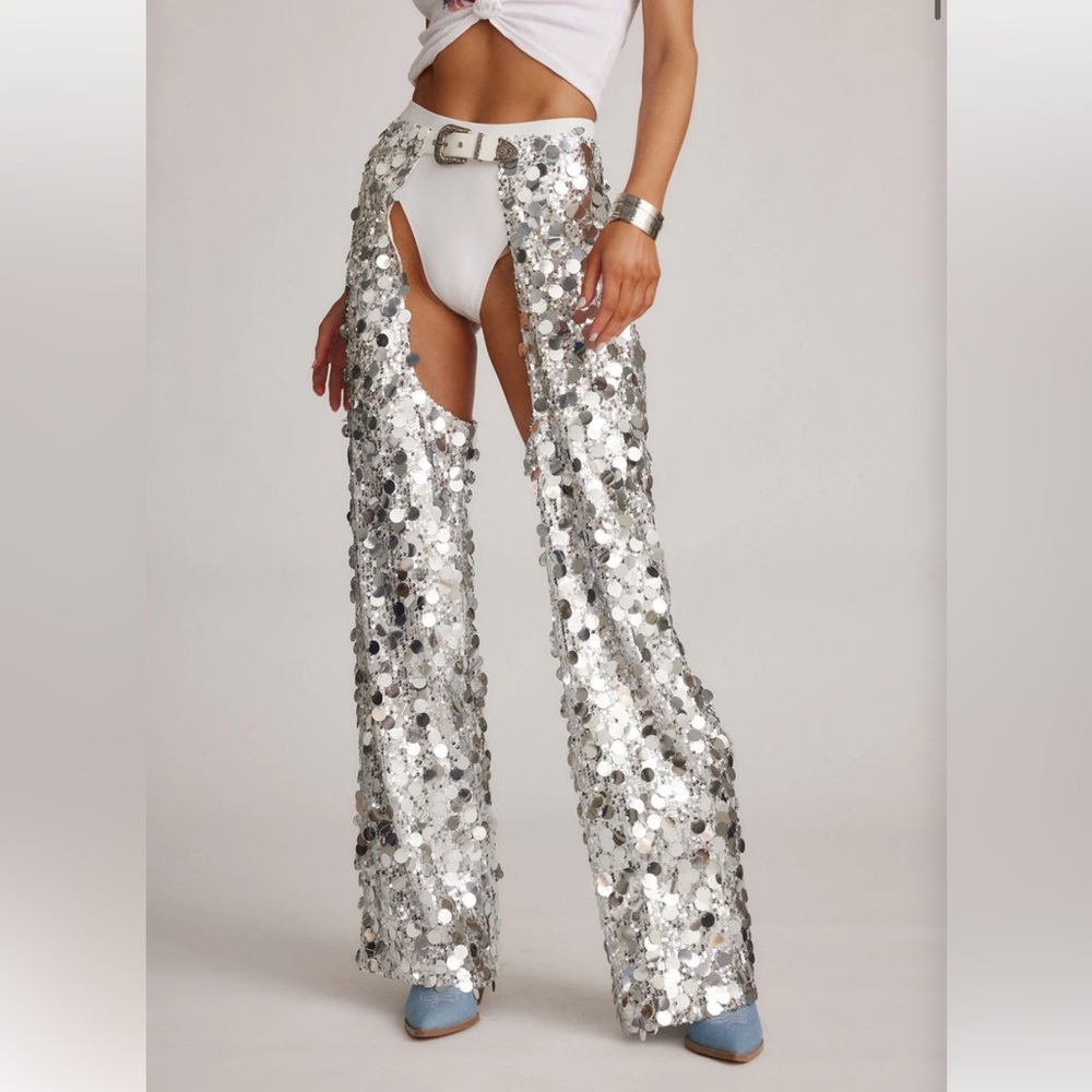 12th Tribe Walker Silver Payette Chaps Small